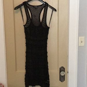 Crochet-like Bebe dress